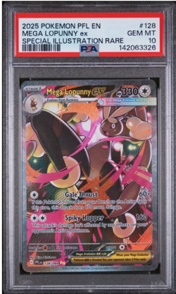 Mega Lopunny ex SIR 128/094 Me02: Phantasmal Flames GEM MINT - PSA 10 - Pokemon - Image 1