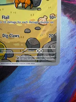 Pokemon Dwebble 129/086 SV White Flare Illustration Rare Holo NM – Free Shipping - Image 4