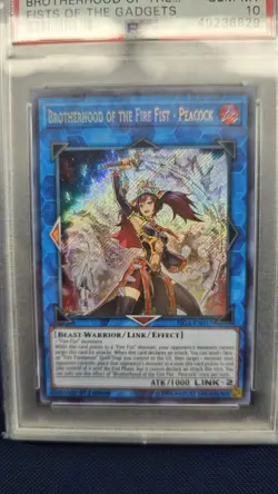 Yu-Gi-Oh! TCG Brotherhood of The Fire Fist Peacock 1st Edition Psa 10 - Image 2