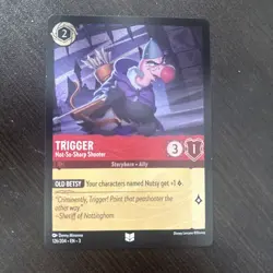 126/204 TRIGGER NOT-SO-SHARP SHOOTER INKLANDS FOIL UNCOMMON DISNEY LORCANA CARD - Image 1