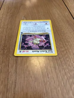 Pokemon Team Rocket’s Meowth Promo Black Star Card #18 - Image 5