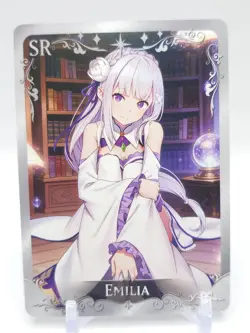 Goddess Trail - Anime Waifu SR Trading Card - Emilia - Image 1