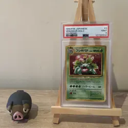 1999 P.M Japanese Venusaur Holo PSA 9 Mint CD Promo #3 Rare Card No 003 Vintage - Image 1