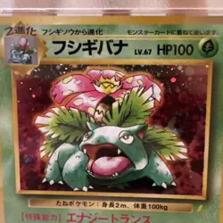 1999 P.M Japanese Venusaur Holo PSA 9 Mint CD Promo #3 Rare Card No 003 Vintage - Image 3