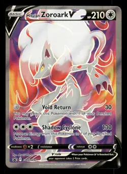 Hisuian Zoroark V SWSH297 SWSD SWSH: Sword & Shield Promo Cards Holo NM - Image 1