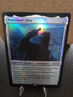 Wizards Umezawa's Jitte Secret Lair Drop Foil Rare Artifact MTG - Image 1