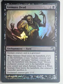 Animate Dead - Foil Graveborn Premium Deck - MTG Magic the Gathering - Image 1