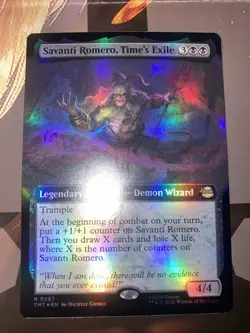 Savanti Romero, Time's Exile (Extended Art) Teenage Mutant Ninja Turtles Foil - Image 1
