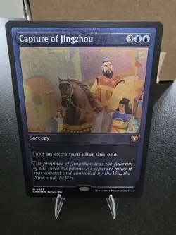 Capture of Jingzhou Foil etched MTG Sorcery Commander Masters - Image 1