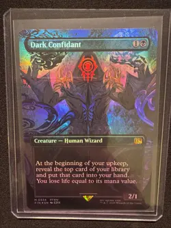 Dark Confidant (Borderless 334) (Foil) - NM - FINAL FANTASY - Image 1