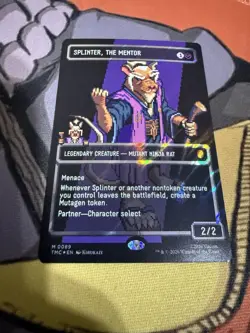 Splinter, the Mentor (0089) (Borderless) (Surge Foil) Commander: TMNT - Image 1