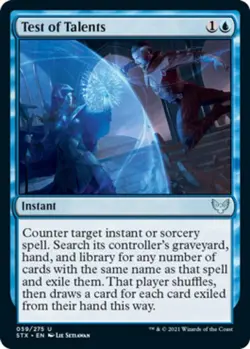 x4 Test of Talents U MTG Strixhaven: School of Mages M/NM, English - Image 1