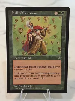 MTG Hall of Gemstone Mirage Near Mint NM Regular Vintage Magic The Gathering - Image 1