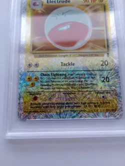 Pokemon 1x Electrode - Legendary Collection Reverse Holo - #22 - PSA 7 - Image 3