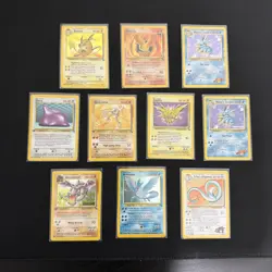 Pokemon TCG Vintage Fossil & Gym Lot Moltres Articuno Zapdos Raichu Ditto & MORE - Image 1