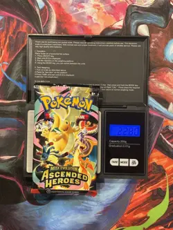 22.80 HEAVY Pokemon Ascended Heroes Booster Pack NEW AND SEALED - Image 1