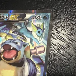 Pokemon - Blastoise EX XY122 Black Star Promo Full Art Holo Rare 2016 - Image 2