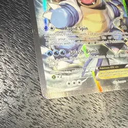Pokemon - Blastoise EX XY122 Black Star Promo Full Art Holo Rare 2016 - Image 4