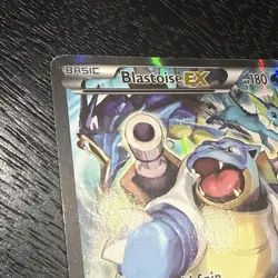 Pokemon - Blastoise EX XY122 Black Star Promo Full Art Holo Rare 2016 - Image 5