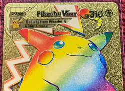Pokemon Pikachu VMAX 310 HP Gold Foil 044/185, G Volt Tackle 120K, NICE (1593) - Image 3