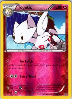 Togetic 44/108 XY - Roaring Skies Pokemon TCG NM Reverse Holo - Image 1