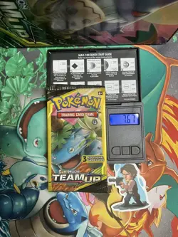 Pokemon TCG Sun & Moon Team Up Mini Booster Pack Venusaur & Celibi Sealed 7.67G - Image 1