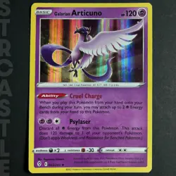Pokemon Evolving Skies Galarian Articuno Holo 063/203 - Image 1