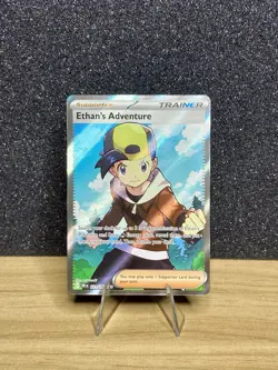 Ethan’s Adventure (221/182) ~ Mint/NM Destined Rivals 2025 Full Art Pokemon TCG - Image 1