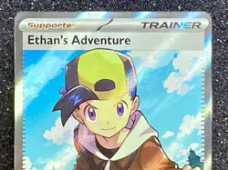 Ethan’s Adventure (221/182) ~ Mint/NM Destined Rivals 2025 Full Art Pokemon TCG - Image 2