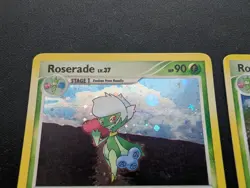 M/NM Pokemon Holo Roserade Duo 17/132 Secret Wonders + 13/130 Diamond Pearl - Image 2