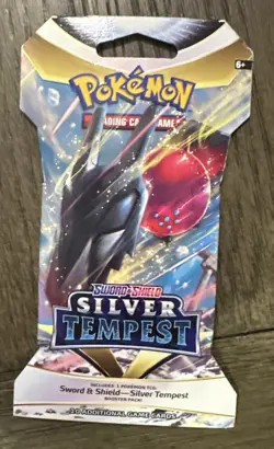 Pokemon TCG Sword & Shield - Silver Tempest Sleeved Booster Pack 2022 - Image 1