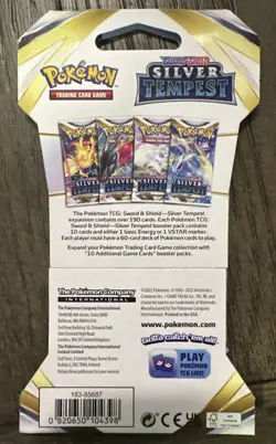 Pokemon TCG Sword & Shield - Silver Tempest Sleeved Booster Pack 2022 - Image 2