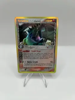 Pokemon TCG Tyranitar EX Delta Species 16/113 Reverse Holo Rare Stamp CLEAN - NM - Image 1
