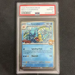 PSA 10 Misty's Gyarados Prerelease Destined Rivals 2025 Pokemon #049 - Image 1