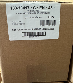 Pokemon Charizard EX Special Collection Factory Sealed 6 Box case - Image 1