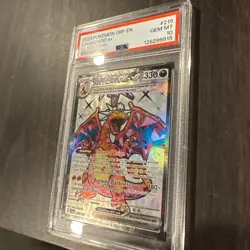 Charizard EX 215/197 | Pokemon Obsidian Flames Ultra Rare Full Art Holo PSA 10 - Image 3