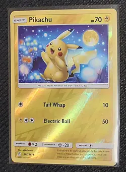 Pikachu #56/236 *REVERSE HOLO* (Unified Minds) Pokemon NM *2019* - Image 1