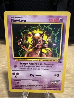 Mewtwo #14 - WotC Black Star Movie Promo - Pokemon TCG - 1999 English Pokemon - Image 1