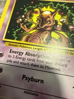 Mewtwo #14 - WotC Black Star Movie Promo - Pokemon TCG - 1999 English Pokemon - Image 2