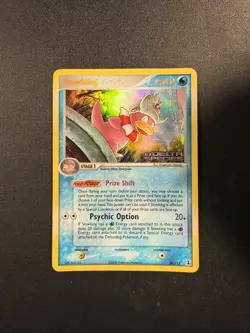 Pokemon TCG Slowking EX Delta Species 28/113 Reverse Holo Rare Stamped HP DMG - Image 1