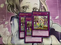 *** 3X BROKEN LINE 3X *** PLAYSET ULTRA RARE MP18-EN156 MINT/NM YUGIOH! - Image 1