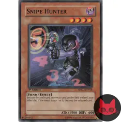 Yugioh Snipe Hunter SDRL-EN018 Common 1st Edition NM - Image 1