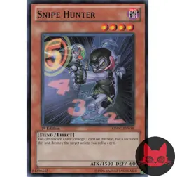 Yugioh Snipe Hunter SDDC-EN018 Common 1st Edition NM - Image 1