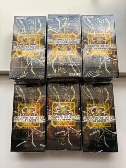 6 Box Yu-Gi-Oh OCG LIMIT OVER COLLECTION THE HEROES Box Japanese New Japan F/S - Image 1
