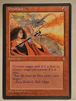 MTG 🔥🔥 Pyroblast 🔥🔥 NM/LP ❄ Ice Age ❄ Magic The Gathering - Image 1