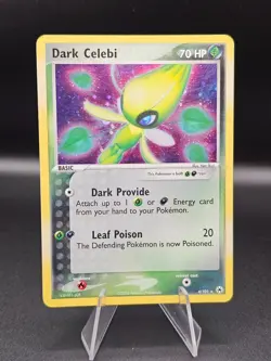 Dark Celebi 4/101 Holo Rare EX Hidden Legends 2004 Pokemon LP - Image 1
