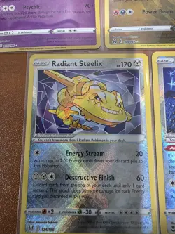 Pokemon TCG Radiant Holo Lot Sword & Shield Steelix Jirachi Eternatus Gardevoir… - Image 2