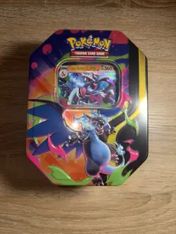 Pokemon Mega Charizard EX Tin (Mega Charizard X) LOT OF 5 - IN HAND - Image 2