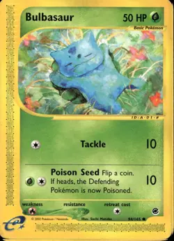 Bulbasaur 94/165 Common WOTC Expedition Pokemon - Image 1