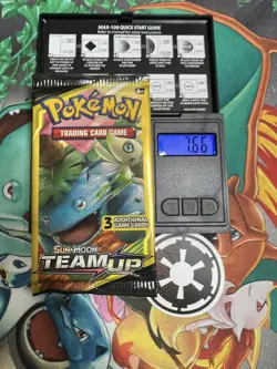 Pokemon TCG Sun & Moon Team Up Mini Booster Pack Venusaur & Celibi Sealed 7.66G - Image 1